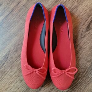 Rothy's Women's Red Ballet Flats